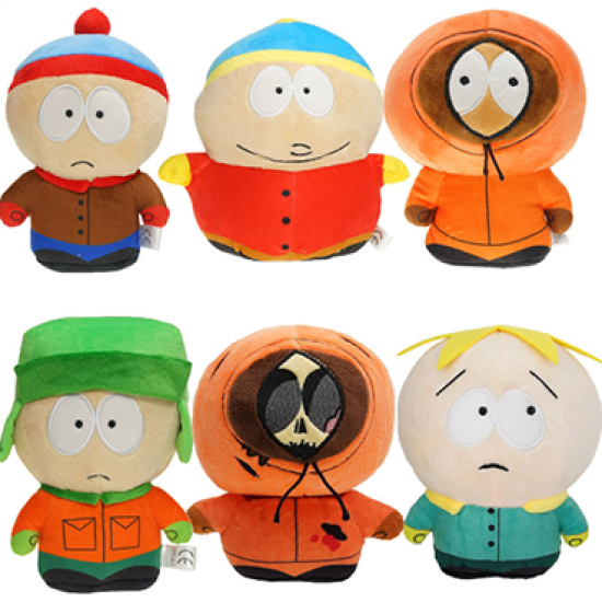 6 PCS South Park Plush Toys
