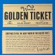 Golden Ticket from Willy Wonka & The Chocolate Factory