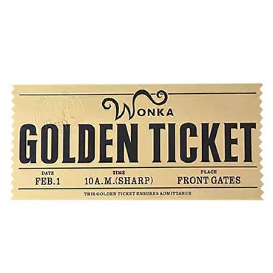 Golden Ticket from Willy Wonka & The Chocolate Factory