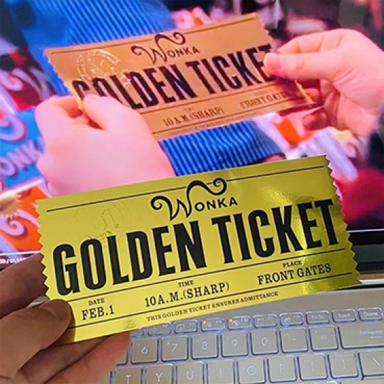 Golden Ticket from Willy Wonka & The Chocolate Factory