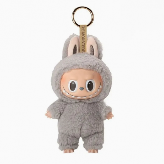 The Monsters Labubu V1 Exciting Macarons Series-Vinyl Plush Pendant Blind Box - Sesame Bean