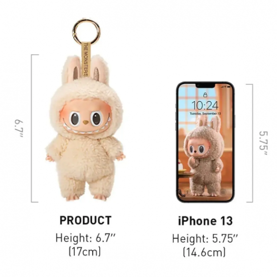 The Monsters Labubu V1 Exciting Macarons Series-Vinyl Plush Pendant Blind Box - Green Grape