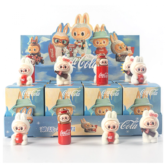 12 Pcs Kawaii The Monsters Labubu Coca Cola Can Flocking Doll Blind Box 12 Pcs Kawaii The Monsters Labubu Coca Cola Can Flocking Doll Blind Box