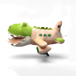 Italian Brainrot Evolution Animals Plush Toy - Bombardiro Crocodilo