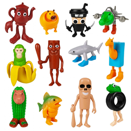 12 Pcs Italian Brainrot Action Figure