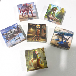 Italian Brainrot Tung Tung Tung Sahur Magic Magnetic Cube Blocks Puzzles