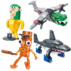 Italian Brainrot Tung Tung Tung Sahur Building Blocks - 7260