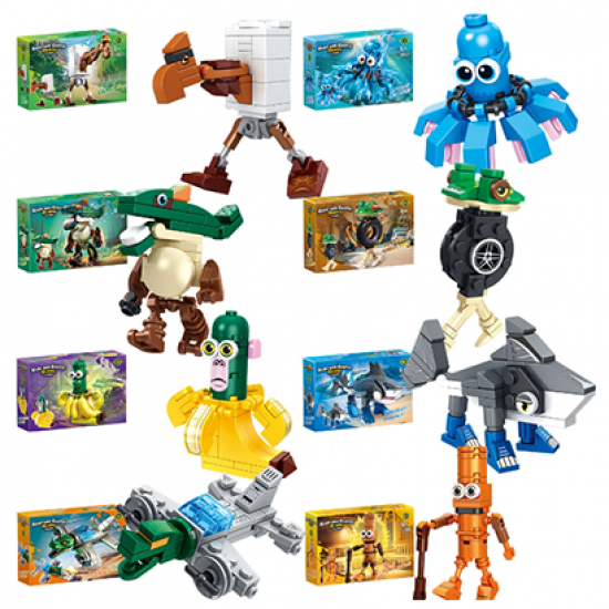 Italian Brainrot Tung Tung Tung Sahur Building Blocks - 52022 Italian Brainrot Tung Tung Tung Sahur Building Blocks - 52022