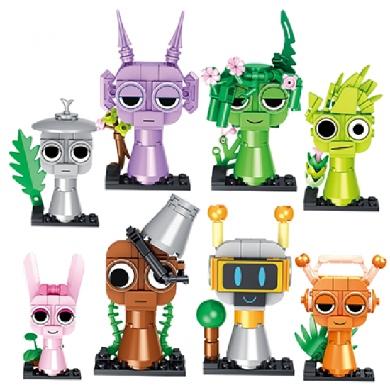8Pcs Incredibox Sprunki Building Blocks Toys - 10090 8Pcs Incredibox Sprunki Building Blocks Toys - 10090