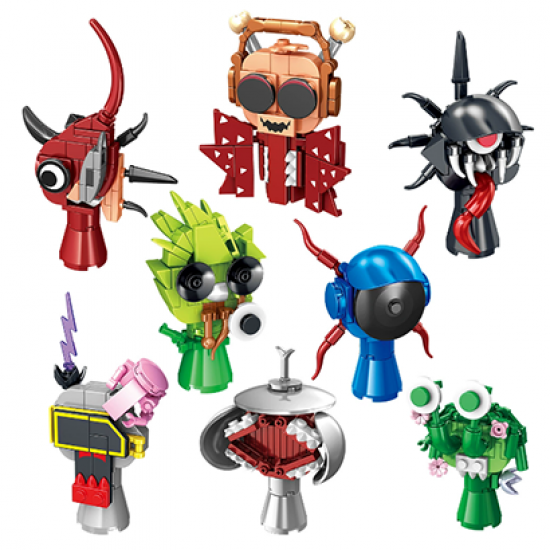 8Pcs Incredibox Sprunki Building Blocks Toys - 10103