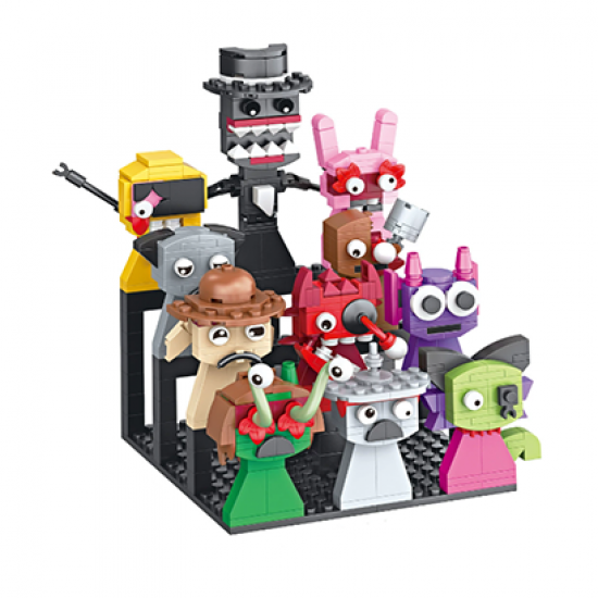 11Pcs Incredibox Sprunki Building Blocks Toys - 5187 11Pcs Incredibox Sprunki Building Blocks Toys - 5187