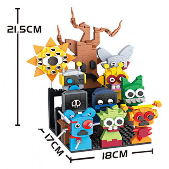 11Pcs Incredibox Sprunki Building Blocks Toys - 5188