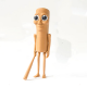Italian Brainrot 3d Print Action Figure - Tung Tung Tung Sahur 5.9"