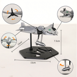 Italian Brainrot 3d Print Action Figure - Bombardiro Crocodilo 4.3"