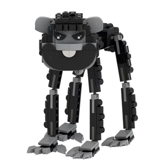 Poppy Playtime Chapter 4 Nightmare Critters MOC Building Blocks - Baba Chops