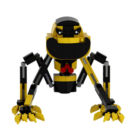Poppy Playtime Chapter 4 Nightmare Critters MOC Building Blocks -Icky Licky Poppy Playtime Chapter 4 Nightmare Critters MOC Building Blocks -Icky Licky
