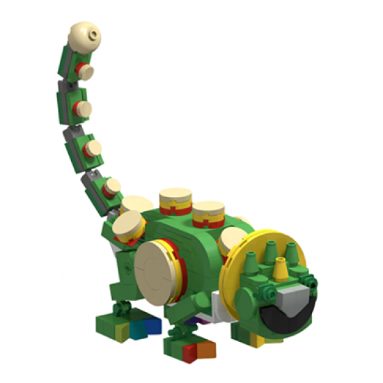 Poppy Playtime Chapter 4 MOC Building Blocks - Drumstick Dragon Poppy Playtime Chapter 4 MOC Building Blocks - Drumstick Dragon
