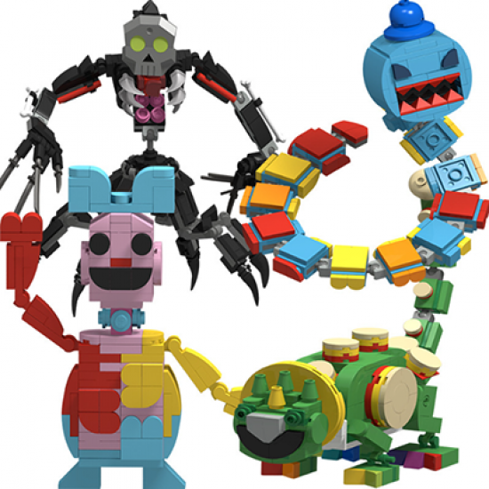 Poppy Playtime Chapter 4 MOC Building Blocks - The Prototype 1006