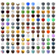 100 Pcs Minecraft Magnetic Blocks with Storage Box