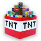 100 Pcs Minecraft Magnetic Blocks with Storage Box
