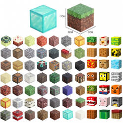 100 Pcs Minecraft Magnetic Blocks 