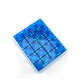 20 Pcs Transparent Color Magnetic Building Blocks - Blue 20 Pcs Transparent Color Magnetic Building Blocks - Blue