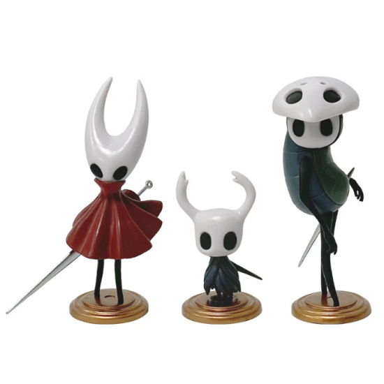 3 Pcs Hollow Knight Action Figures 3 Pcs Hollow Knight Action Figures