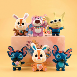 6 Pcs Stitch with Lotso Action Figure