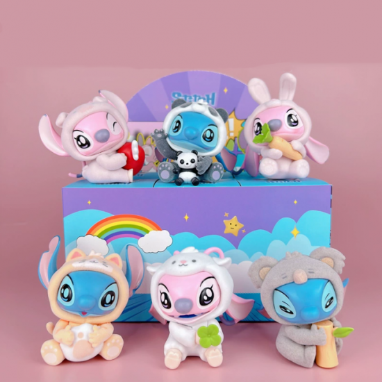 6 Pcs Stitch Animal Party Velvet Action Figure 6 Pcs Stitch Animal Party Velvet Action Figure