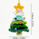 Car Accessories Crochet Christmas Tree for Hanging Rearview Mirrors - Macaron
