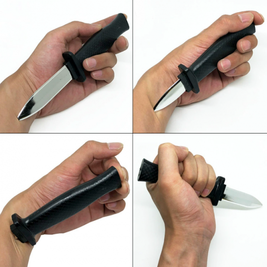 10Pcs Plastic Retractable Knife Prop Disappearing Dagger Knife Joke Trick Toy