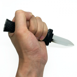 10Pcs Plastic Retractable Knife Prop Disappearing Dagger Knife Joke Trick Toy