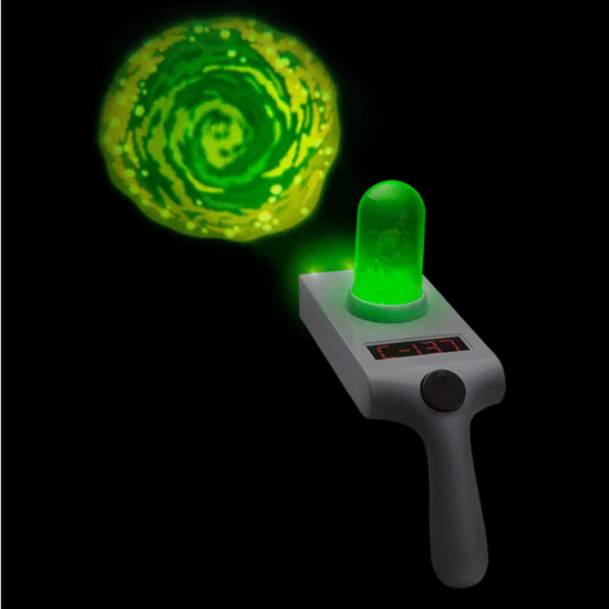 1:1 Rick and Morty Portal Gun Toy with Light