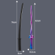 2 PCS 3D Printed Gravity Retractable Samurai Spiral Sword Model Toys