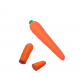 3D Printed Gravity Retractable Carrot Sword Model Toys
