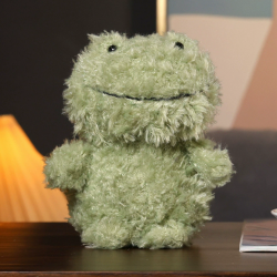 Animal Plush Toy Frog Curly Hair