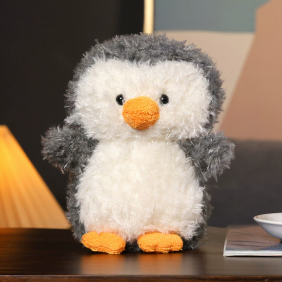Animal Plush Toy Penguin Curly Hair