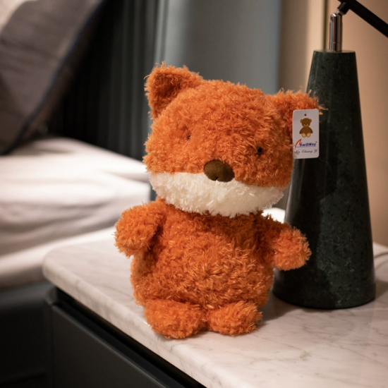 Animal Plush Toy Fox Curly Hair