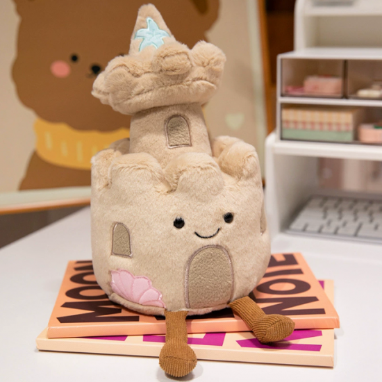 Building Plush Toy Castle Building Plush Toy Castle