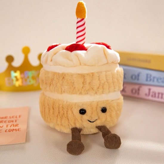 Food Plush Toy Strawberry Cake Food Plush Toy Strawberry Cake