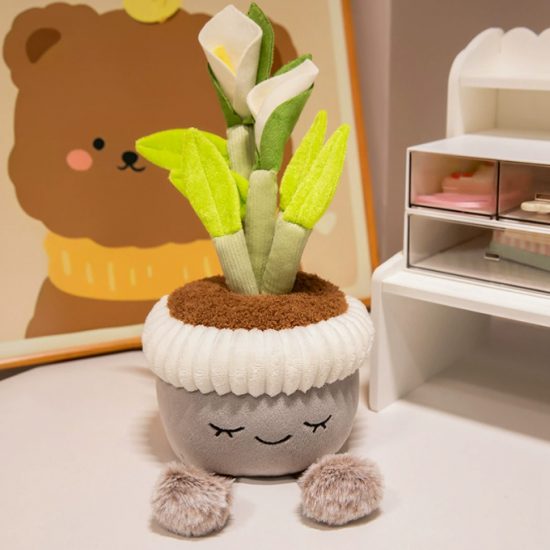 Plants Plush Toy Calla Lily Plants Plush Toy Calla Lily