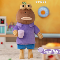 Bikini Bottom Buddies Whimsical Plush Toy Dazed Fish