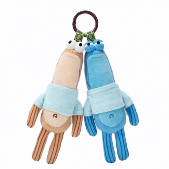 Bikini Bottom Buddies Whimsical Plush Toy Sardine Fish