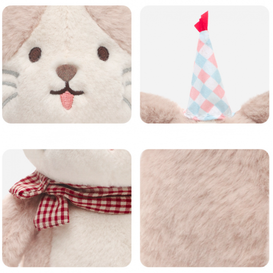 Jooki Animals Birthday Party Kitty Cat Plush Toy Gift