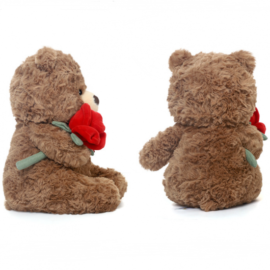 Jooki Animals Bear Couple Rose Wedding Plush Toy Gift