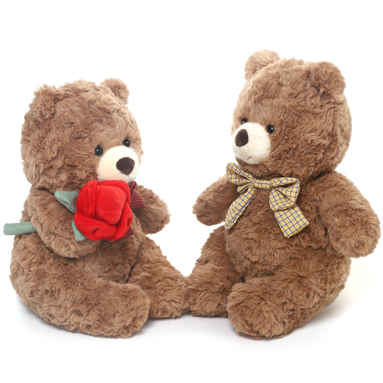 Jooki Animals Bear Couple Bow Wedding Plush Toy Gift