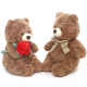 Jooki Animals Bear Couple Bow Wedding Plush Toy Gift