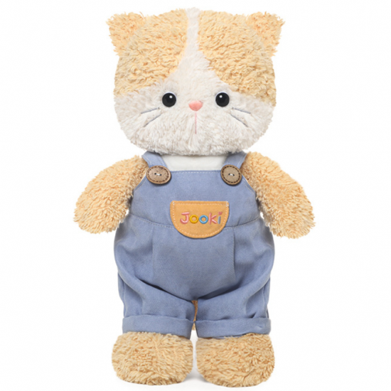 Jooki Animals Overalls Cat Plush Toy Gift Jooki Animals Overalls Cat Plush Toy Gift