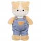 Jooki Animals Overalls Cat Plush Toy Gift Jooki Animals Overalls Cat Plush Toy Gift