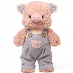 Jooki Animals Overalls Pig Plush Toy Gift